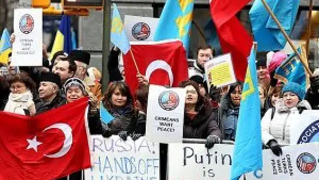 New York'ta Kırım protestosu