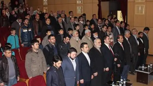 Karapınar'da 'Şehitler ve Şehadet Gecesi' konferansı