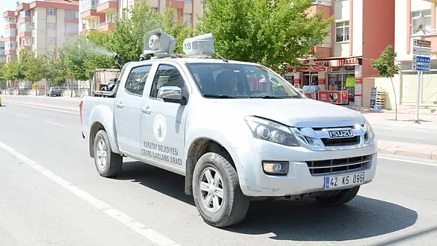 Karatay Belediyesi ilaçlama ekipleri çalışmalara başladı
