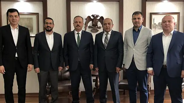 Zeki Çimen, valiyle görüştü