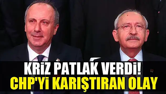 Kriz patlak verdi! CHP'yi karıştıran olay