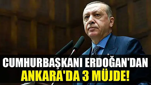 Ankara'da tarihi miting! Erdoğan'dan 3 müjde
