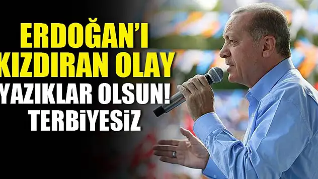 Cumhurbaşkanı Erdoğan'dan çok sert sözler