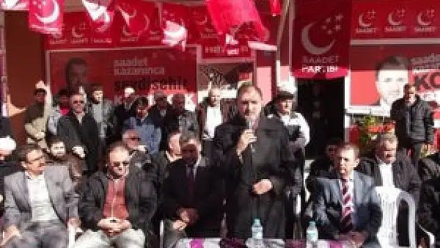 Saadet Partisi Konya Büyükşehir adayı Özkafa, Hadim'i ziyaret etti