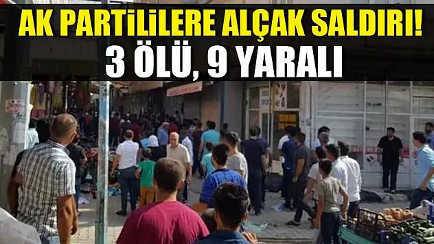 AK Partililere alçak saldırı: 3 ölü, 9 yaralı