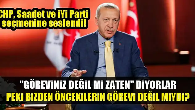 Erdoğan'dan CHP, SP ve İYİ Parti seçmenine çağrı