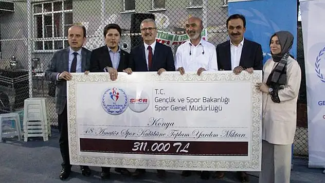 Konya amatörüne 311 bin lira!