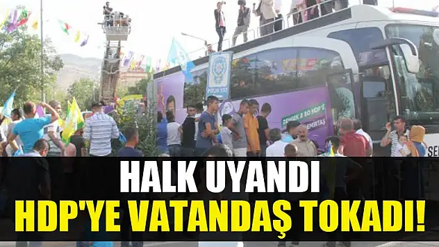HDP'ye vatandaş tokadı