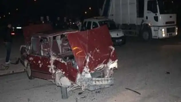 Kaza yaptı, polisten kaçmaya çalıştı