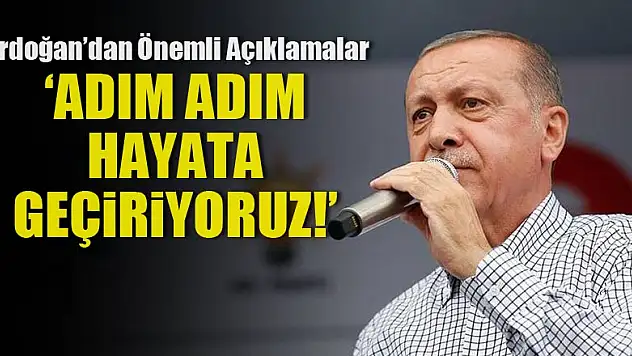 Cumhurbaşkanı Erdoğan Ordu'da konuştu