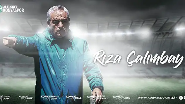 Konyaspor, Rıza Çalımbay'ı resmen duyurdu