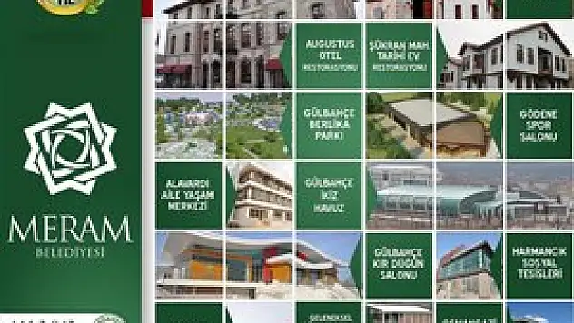Meram'da 12 tesis hizmete giriyor