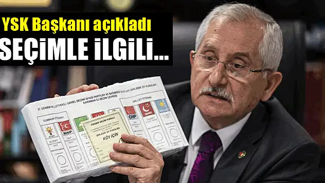 YSK: Her türlü güvenlik tedbirleri alınmış durumda