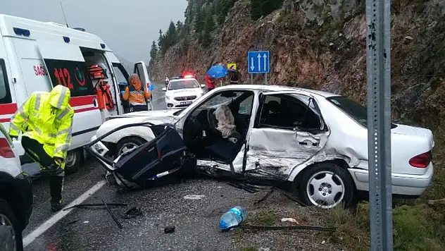 Konya'da trafik kazası: 2 yaralı