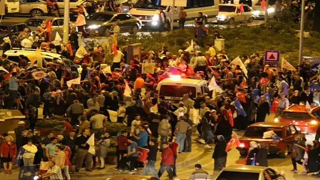 Seydişehirde başkanlık coşkusu