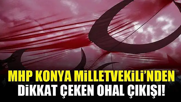 MHP'den dikkat çeken OHAL çıkışı