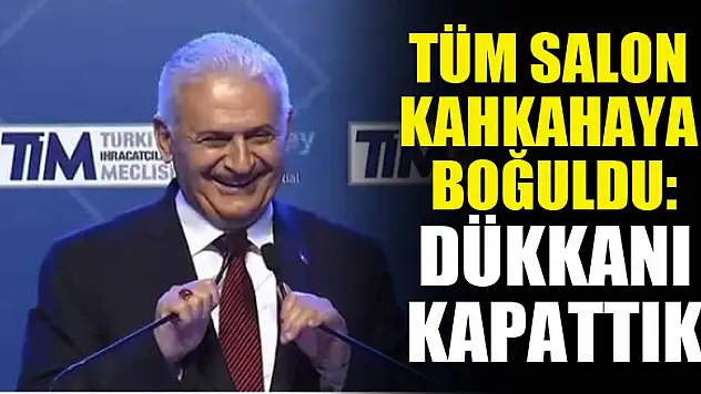 Tüm salon kahkahaya boğuldu: Dükkanı kapattık