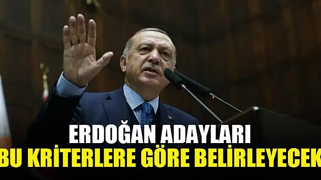 Erdoğan adayları bu kriterlere göre belirleyecek