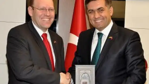 Alman belediye başkanı Vöhringer'den, Meram Belediyesi'ne ziyaret