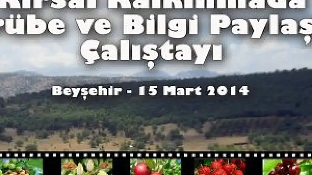 Kırsal Kalkınmada Tecrübe ve Bilgi Paylaşımı Çalıştayı