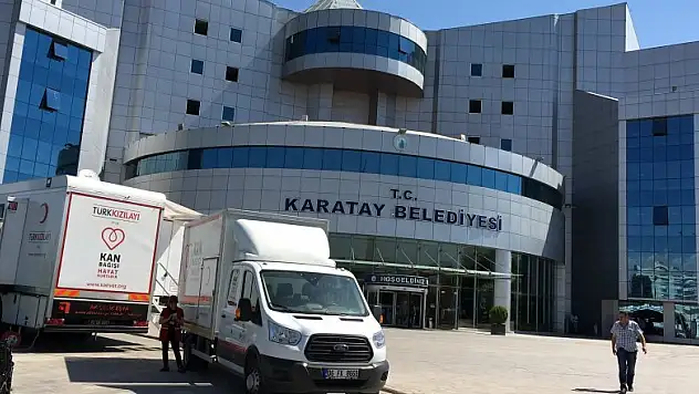 Karatay Belediyesi çalışanlarından kan bağışı