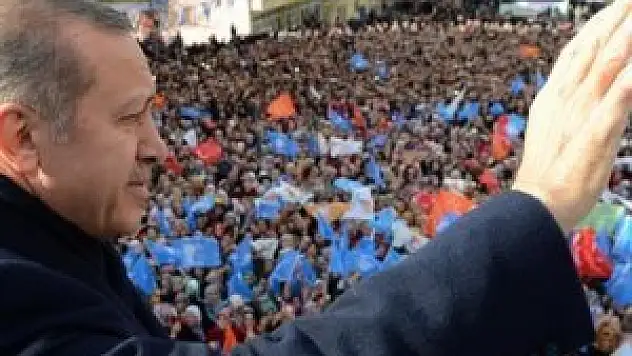 Mitingde Erdoğan'ı duygulandıran an