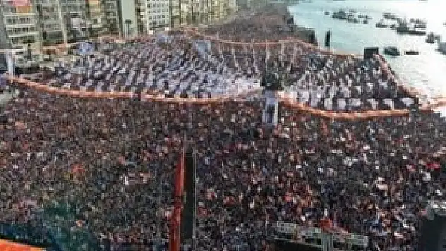 Erdoğan İzmir mitingine katılım sayısını açıkladı