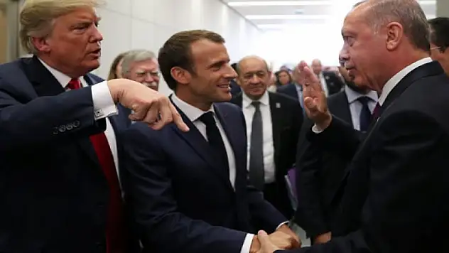 Erdoğan ve Macron buluştu