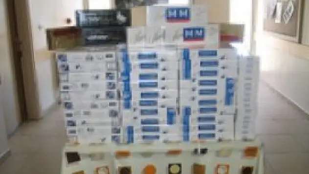 4 bin 375 paket kaçak sigara ele geçirildi