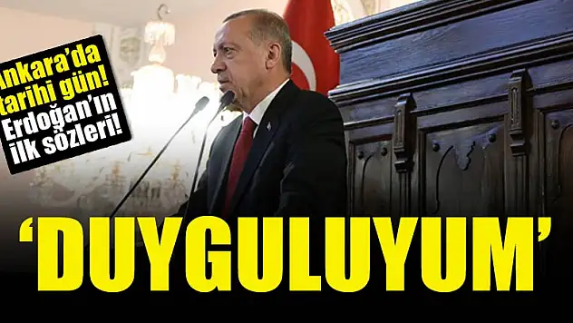 İlk kabine toplantısı öncesi 1. Meclis'te tören