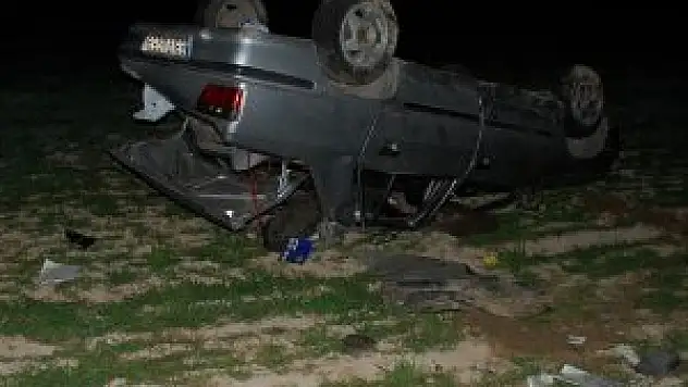 Aksaray'da otomobil şarampole devrildi: 1 ölü, 4 yaralı