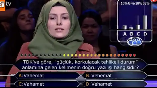 Kim Milyoner Olmak İster'de yarışmacının o hareketi başını yaktı!