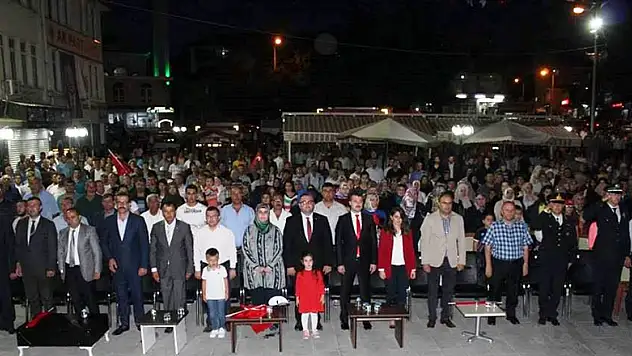 Yunak ilçesinde 15 Temmuz coşkusu