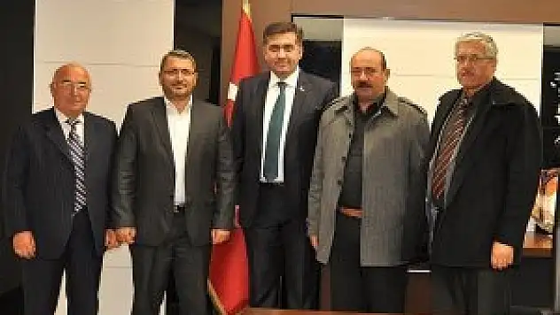 Belde belediye başkanlarından, Kalaycı'ya ziyaret