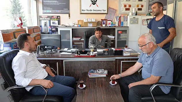 Çumra Belediye Başkanı Dr.Mehmet Oğuz Ziyaretlerine devam ediyor.