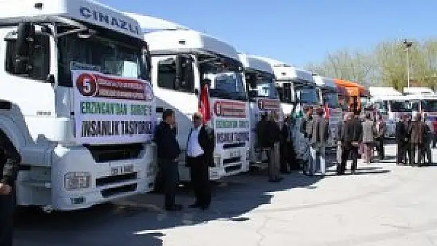 Suriye'ye yardımlar sürüyor