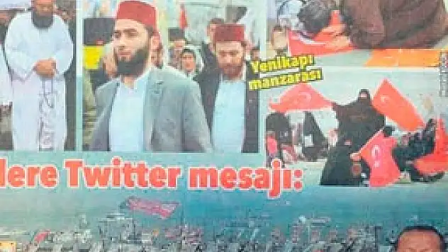 Cemaatle ittifak yapan Hürriyet gazetesi, AK Parti'nin İstanbul mitinginde de açık verdi