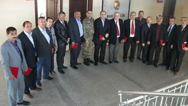 THK Karapınar Şubesinden plaket töreni