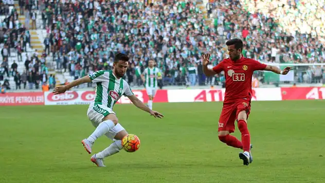 Konyaspor - Eskişehirspor maçı Kayacık'ta