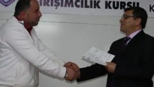 Beyşehir'de girişimcilik kursu sona erdi