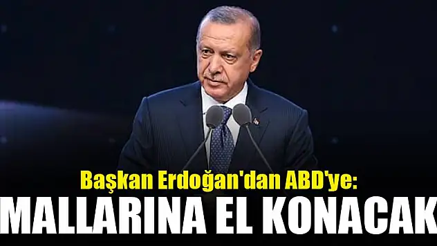 Başkan Erdoğan'dan ABD'ye: Mallarına el konacak