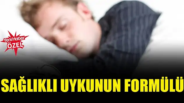 Sağlıklı uykunun formülü
