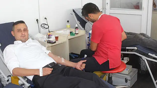 Karapınar'da kan bağışı