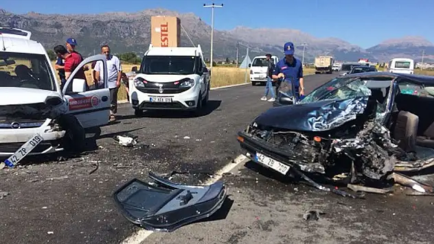 Seydişehir'de trafik kazası: 2 yaralı