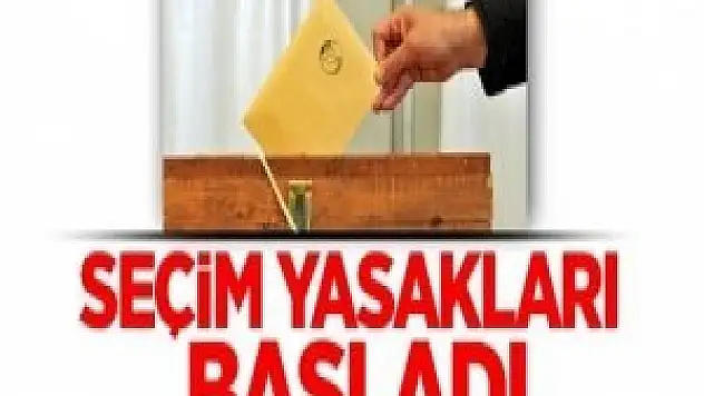 Dikkat! YSK'nın yayın yasakları başladı