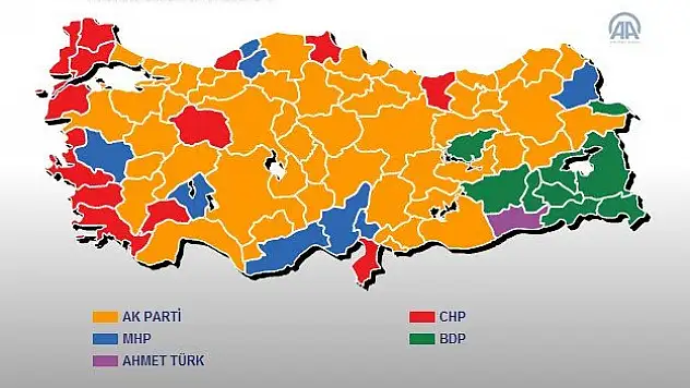 81 ilin belediye başkanları belli oldu