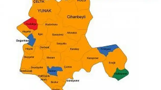 Konya Büyükşehir ve 31 ilçe belediyesinden 26'sını AK Partili Başkanlar yönetecek