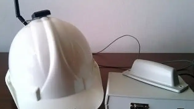 İnşaat kazalarını sensörlü baret önleyecek