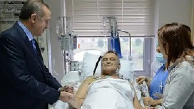 Erdoğan'dan Ergin Saygun'a ziyaret