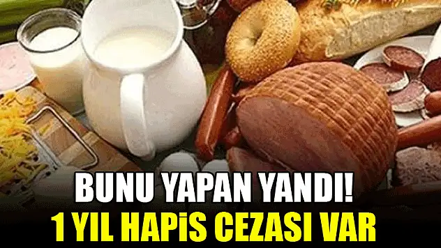 Bunu yapan yandı! 1 yıl hapis cezası var